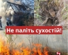 З початком весни збільшується кількість пожеж в екосистемах: волиняни, не паліть сухостій!