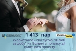 Волинській області діє пілотний проект «Шлюб за добу»