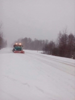 Снігопади в області: проїзд на дорогах забезпечено