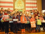 22 грудня в районному будинку культури відбулось Новорічне дійство для дітей мобілізованих військовослужбовців та учасників АТО