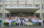 З нагоди 35-ї річниці Незалежності України працівники Луцької районної військової адміністрації та Луцької районної ради взяли участь в урочистому заході за участі керівництва Луцького району, а також військовослужбовців, волонтерів і меценатів.